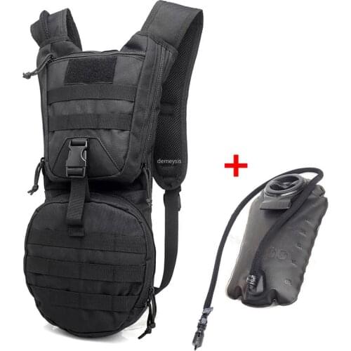 Tactical Training Kettle Backpack Durable Oxford Outdoor Hiking Cycling Hydration Pouch Bags Military Sports Molle Backpack