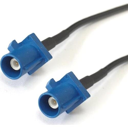 GPS antenna extension cable adapter Fakra C male to Fakra C male plug RF cable RG174 20cm 8" wholesale NEW