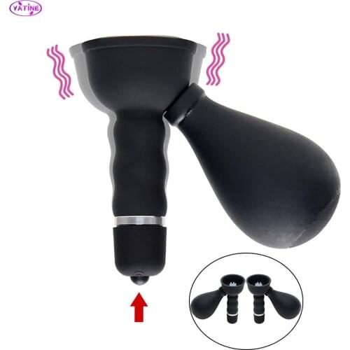 Nipple Pump Clamps Clitoris Sucking Vibrators for Women Breast Enlargement Couple Tools Female Sex Toys Adults Products Erotic