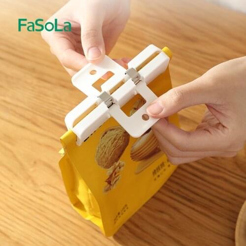 Japanese Portable New Kitchen Storage Food Snack Seal Sealing Bag Clips Sealer Clamp Plastic Tool Kitchen Accessories