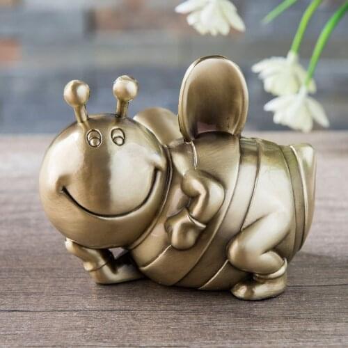 1Pc Cute Piggy Bank Cartoon Bee Money Bank Adults Piggy Bank Saving Coin Box for Boys Girls Kids