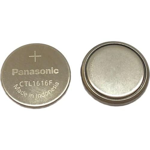 2pcs/lot Panasonic Solar CTL1616 CTL1616F Replacement Rechargeable Battery Cell Watch Button Coin Batteries CTL 1616