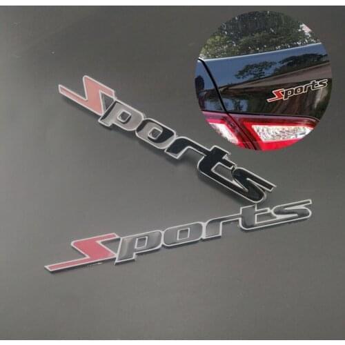 3D Sports Car Stickers Emblems Badge Decal Decor Decoration for Cadillac XTS SRX ATS CTS/Renault Koleos Fluenec Latitude