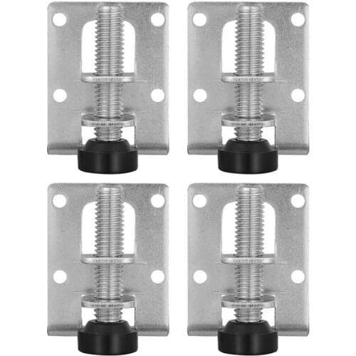 4pcs Furniture Levelers Heavy Duty Leveling Feet Adjustable Leveler Legs For Cabinet Table Workbench Furniture Leg Leveling Leg