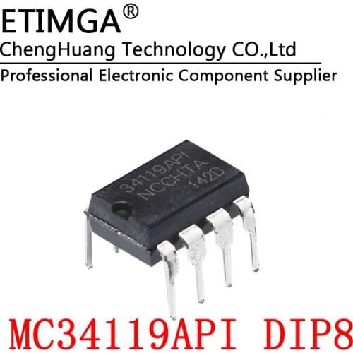 5PCS/LOT MC34119 MC34119P MC34119APIDIP-8 Low power audio amplifier