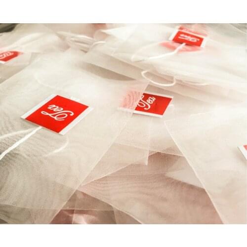 5000pcs/lot Nylon Empty Pyramid Tea Bag Tea Infuser New Tea Strainer Teabags 5.8cmx7cm