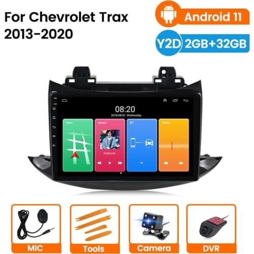 32GB ROM Car Radio Video Stereo Player GPS Multimedia Android 11 For Chevrolet Tracker 3 Trax 2013-2020 NO DVD Mirror Connection