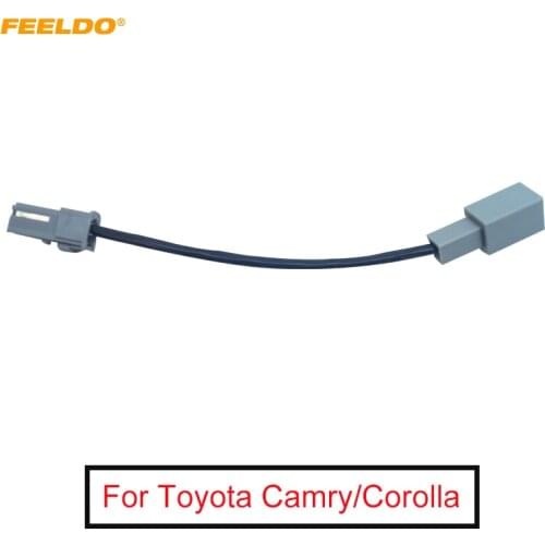 FEELDO Car Audio Input Media Data Wire Original Plug Male To Female USB Adapter For Toyota Camry USB Cable