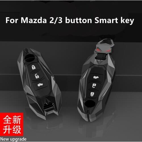 Car Key Case Holder For Mazda 2 3 6 Atenza Axela CX-5 CX5 CX 5 CX-7 CX-9 2016 2017 2018 Smart 2/3/ Buttons Interior Accessories