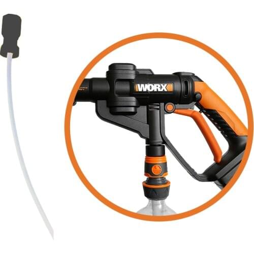 Free shipping FOR WORX Hydroshot Bottle Cap Connector with Draw Hose, Orange