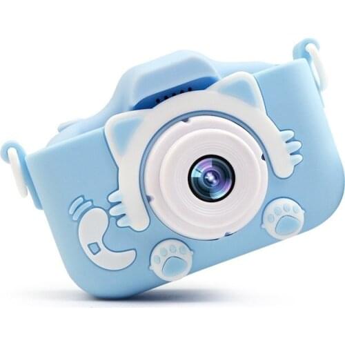 Childrens Toy Camera Shockproof HD Digital Video Birthday Gift Boy Girl Holiday Selfie Kids Cartoon Camera Mini SLR DV Recorder