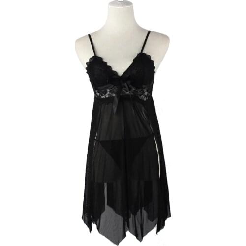 Erotic See Through High Fork Nightdress Backless Split Skirt Side Thin Qi Pao Two Side Vents Sexy Dress Women Cosplay Lingerie