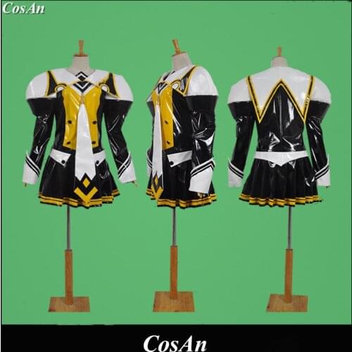 Hot Game Discipline Cosplay Costume The High Quality Unisex Fashion Patent Leather School Uniform Role Play Clothing Custom-Make