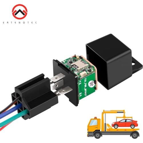 GPS Car Latest Version MV730 GPS Tracking Tracker Relay Hidden Design Cut Off Fuel Shock ACC Tow Alert Vehicle GPS Mini FREEAPP