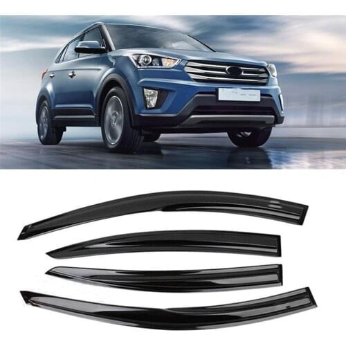 For Hyundai Creta IX25 2014 2015 2016 2017 2018 2019 Window Vent Visor Sun Rain Deflector Guard Rainwear Rain Shield Shelters