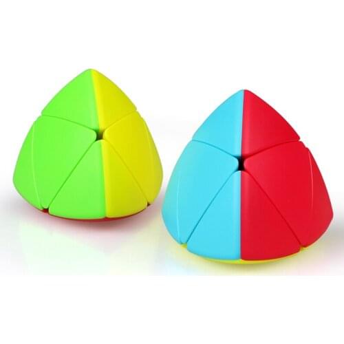 ZY-Wisdom Mastermorphix 2x2 Puzzle Magic Cube Rice Dumpling Speed professional Pyramorphix Educational Toys Children