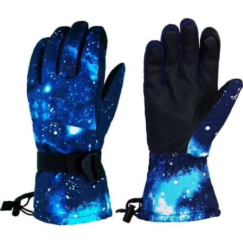 2020 New Couple Touch Screen Skiing Gloves Thickened Skid-proof Waterproof Fleece Windproof Warm Cycling Motor Snowboard Gloves
