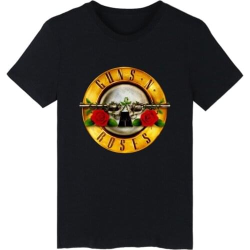 Mens t shirt 2020 new GUNS N ROSES t-shirt men women tshirt spring summer Punk skull Rose design t shirts Tops Tee brand Clothes