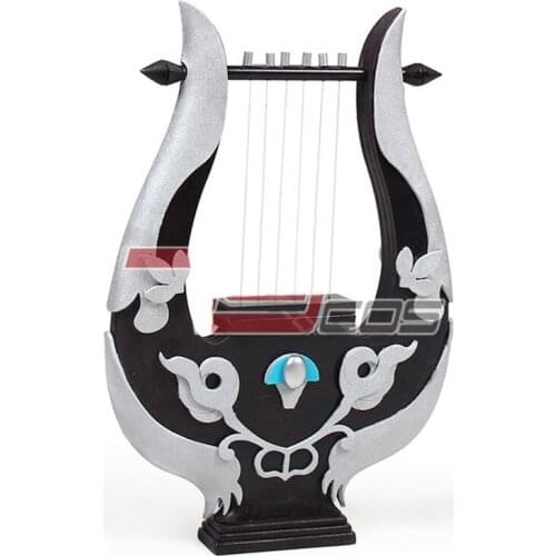 Hot Game Genshin Impact Venti PVC Harp Cosplay Replica Prop for Halloween Carnival Party Events Anime Adult COS Christmas Gift