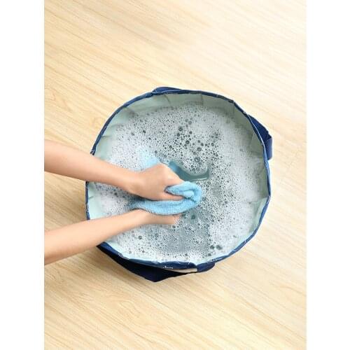 Portable collapsible washbasin travel bubble bag laundry tub outdoor wash foot bucket wash basin outdoor equipment