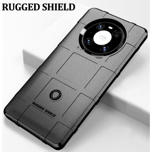 Rugged Shield Case For Huawei Mate 40 Pro Pro+ Plus Defender Armor Drop resistance Soft TPU Rubber Cover