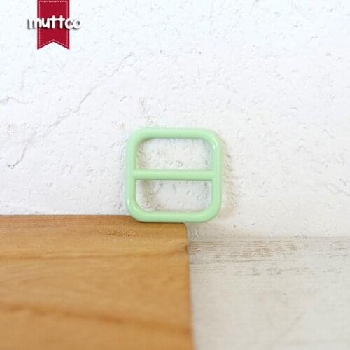 Retailing green adjustable buckle 20mm webbing sewing zinc alloy metal crafts stoving varnish metal buckle CRZK-20G