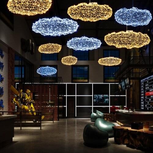 Modern Cloud Pendant Lights Led Pendant Lamp Living Room Hotel Lobby Restaurant Bar Firefly Indoor Lighting Suspension Luminaire