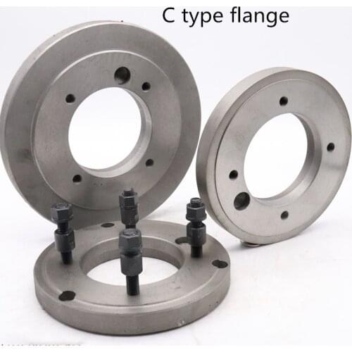 Three-jaw/four-jaw lathe chuck C5 / C6 / C8 / C11 flange adapter