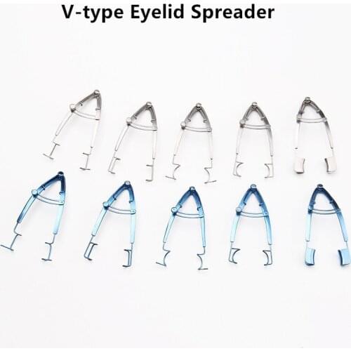 V type adjustable Eye Speculums opener eyelid tools ophthalmic surgical instruments