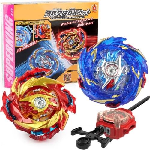 Toupie Beyblades Burst with Sparking Ruler Launcher GT Metal Fusion 2 in 1 B174 Alloy Gyroscope Toys for Children