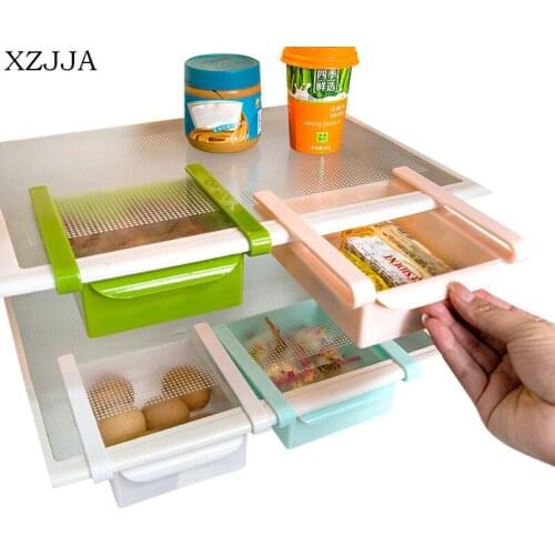 XZJJA High Quality Refrigerator A Drawer-Type Storage Box Multi-Purpose Storage Rack Creative Kitchen Supplies