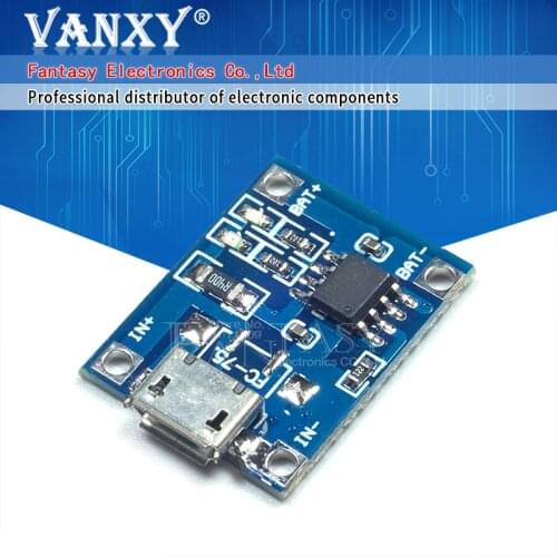 5pcs TP4056 1A Lipo Battery Charging Board Charger Module lithium battery DIY MICRO Port Mike USB new