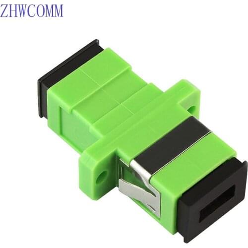 ZHWCOMM 200PCS SC APC Simplex fiber optic adapter High quality SC Optical fiber coupler Fiber flange Free Shipping