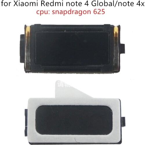 2pcs for Xiaomi Redmi Note 4 Global/Note 4X snapdragon625 Earpiece Receiver Ear Speaker Cell Phone Replacement Repair Part Test
