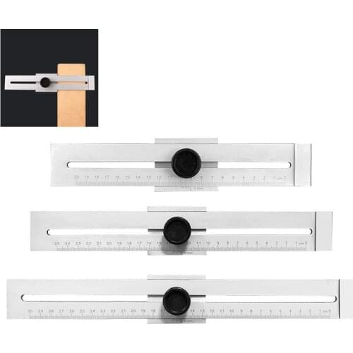 20cm/25cm/30cm Screw Cutting Marking Gauge Mark Scraper Tools for Woodworking Measuring Gauging Calipers Tool