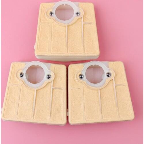 3pcs Air Filter For Husqvarna 61 66 181 266 281 288 Chainsaw Spare Tool Parts 501807105