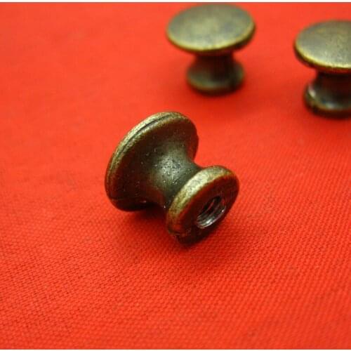 5pcs Mini mushroom head small handle nipple nail handle drawer handle small jewelry box zinc alloy