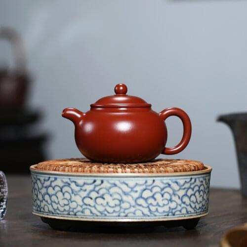 210ml Chinese Red Clay DahongpaoNi Handmade Nafu Yixing Zisha Teapot