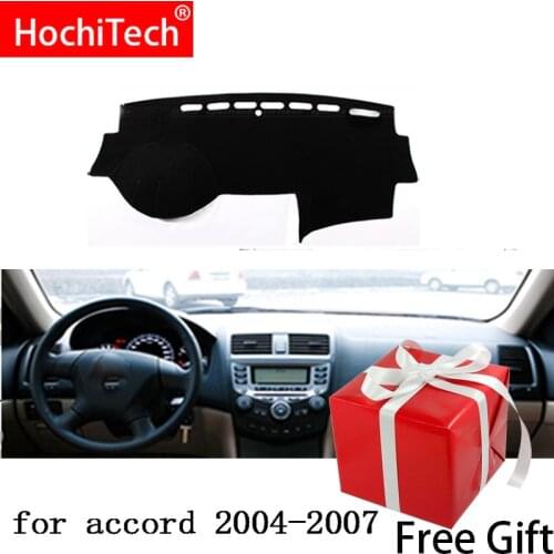 For Honda 7th Accord 2003 to 2007 Right and Left Hand Drive Car Dashboard Covers Mat Shade Cushion Pad Carpets Accessories