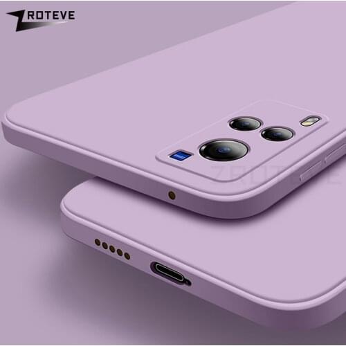 X60 Pro Case ZROTEVE Liquid Silicone Coque For Vivo X60 Pro Plus Global Case Soft TPU Cover For Vivo X50 Pro Plus Phone Cases