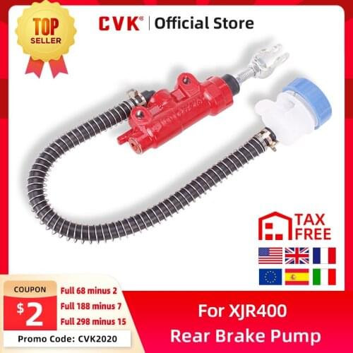 CVK Rear Brake Pump Master Cylinder One word pump FOr Yamaha XJR400 TZR400 FZ400 XJR FZ TZR250 P3 Motorcycle Accessories