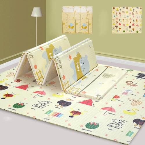 Childrens Carpet Foldable Baby Play Mat Thickened Infantil Home Baby Room Decor Soft Kids Rug Game Puzzle Developing Mats