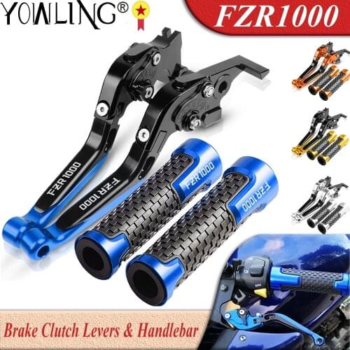 For Yamaha FZR1000 GENESIS 1987-1988 Motorcycle Parts Adjustable Folding Extendable Brake Clutch Lever Handle Bar Grip FZR 1000