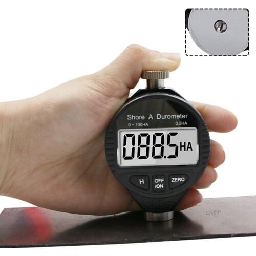 A/C/D Type Electronic Digital Shore Hardness Tester Silicone Plastic Rubber Tire Hardness Tester Digital Hardness Measuring Tool