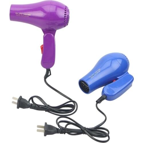 AC 220V Hair Blow Dryer 850W Travel Hair Dryer Compact Blower Foldable Portable