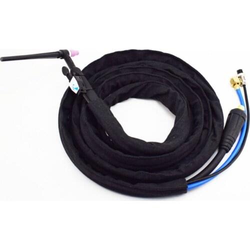 4M 125Amps TIG Torch WP-9F with DKJ 35-50 Connector Flexible head Power Gas Hose Separated Type