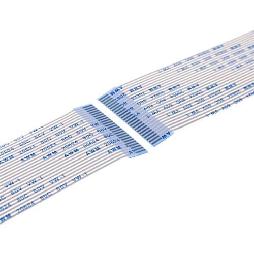 5 PCS FPC Flat Flexible Cable FFC Jumper Pitch 1.25 mm Spacing 24 Pin Same Contact Side isotropy Type A 200 300 600mm Tin Plated