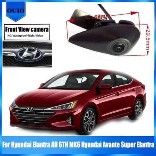 HD Front View camera For Hyundai Elantra AD 6TH MK6 Hyundai Avante Super Elantra Night Vision waterproof Parking LOGO Camera