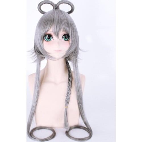 Cosplay Wig VOCALOID Yayin Gongyu Luo Tianyi Costume Play Wigs 100cm Long Halloween Party Anime Game Hair D39361AD