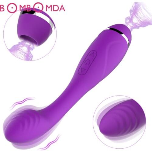 Pussy Sucking Toys for Women Dildo Vibrator AV Magic Wand Blowjob Vibrating Nipple Sucking Clitoris Stimulator Intimate Goods
